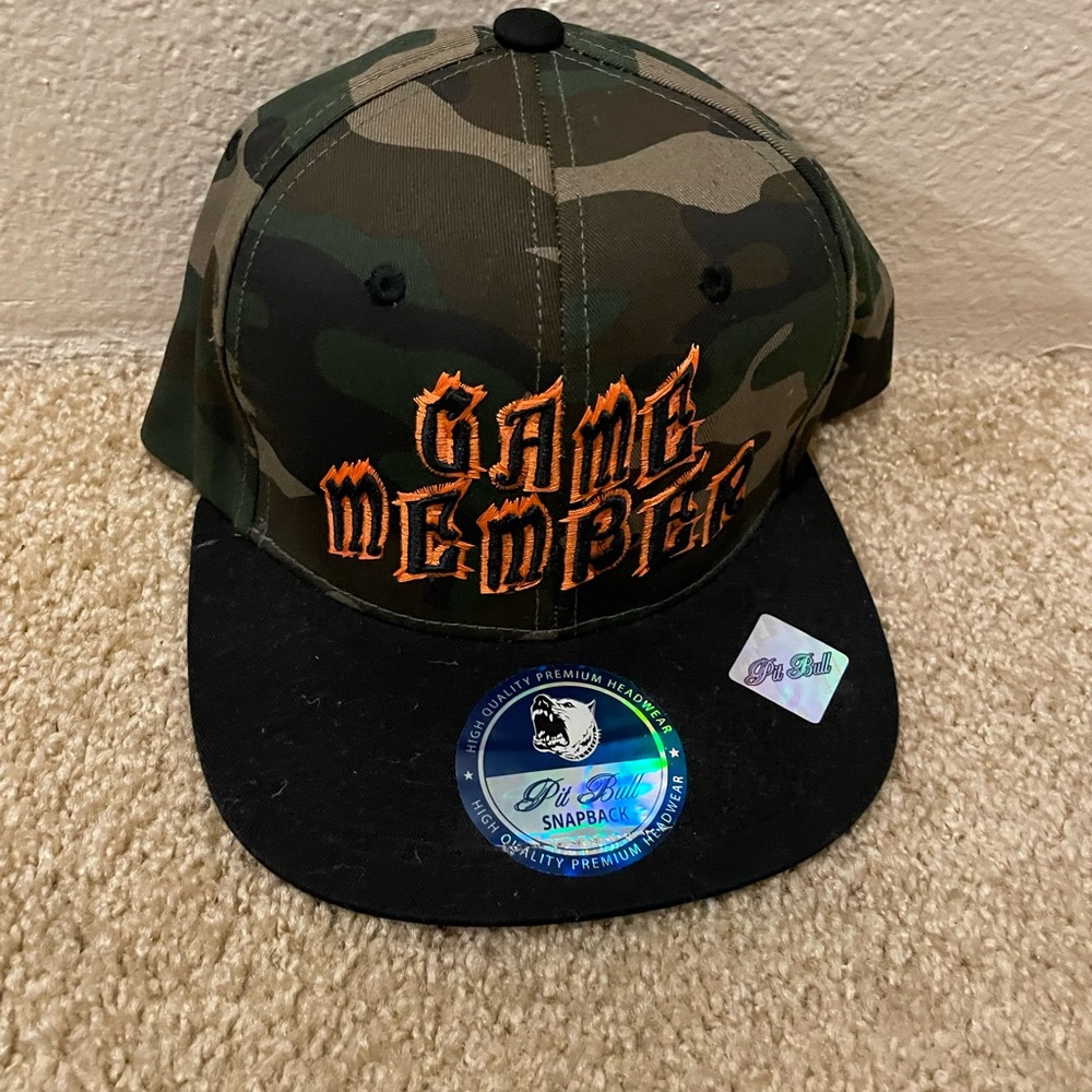 Pit Bull SnapBack “Game Member” Camo Hat